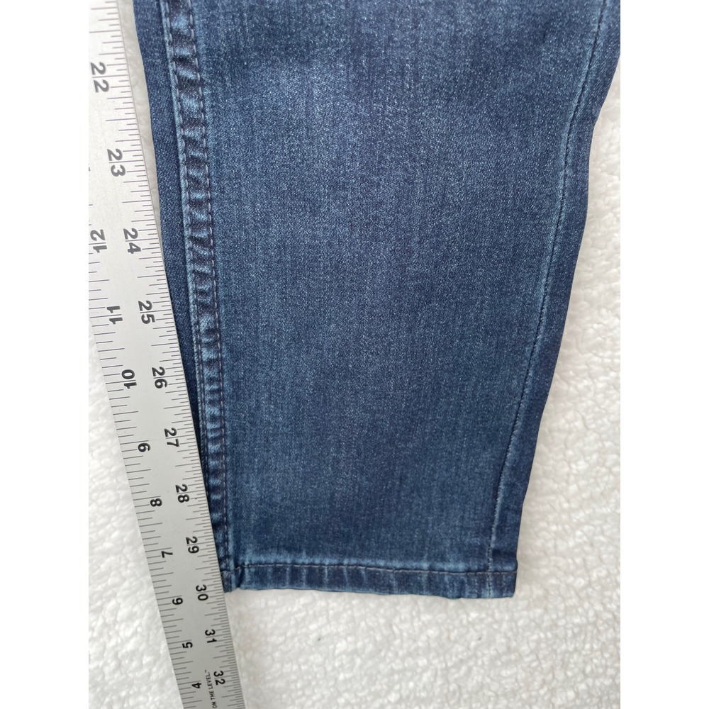 Grace in LA Womens Skinny Jeans Dark Wash Floral Embroidered Size 29 NEW - Picture 11 of 13